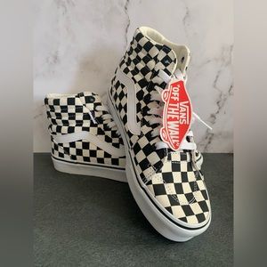 Vans Old Skool Checkered High Tops